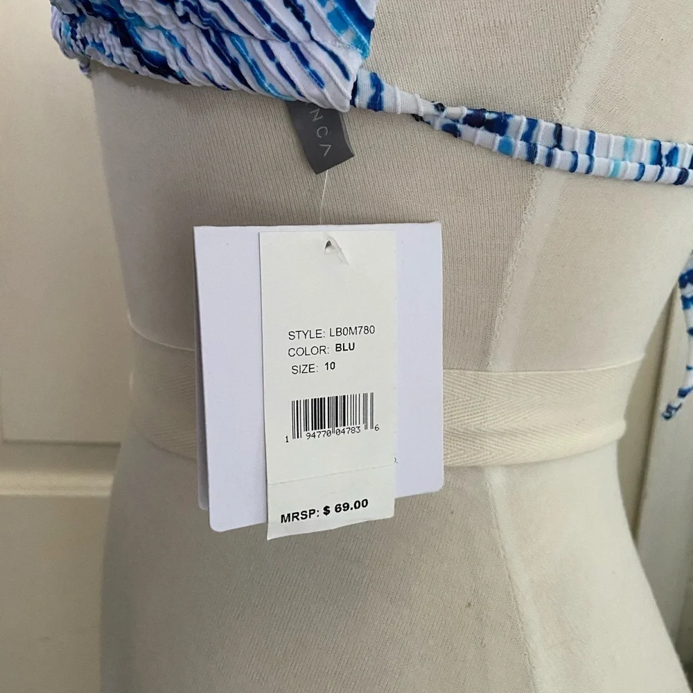 La Blanca elemental balance triangle bikini top